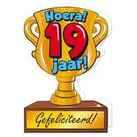 Wenskaart Trofee - 19 Jaar