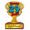 Wenskaart Trofee - 29 Jaar