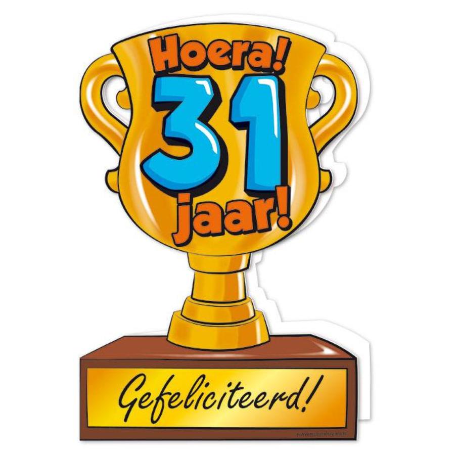 Wenskaart Trofee - 31 Jaar-1