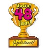 Wenskaart Trofee - 48 Jaar