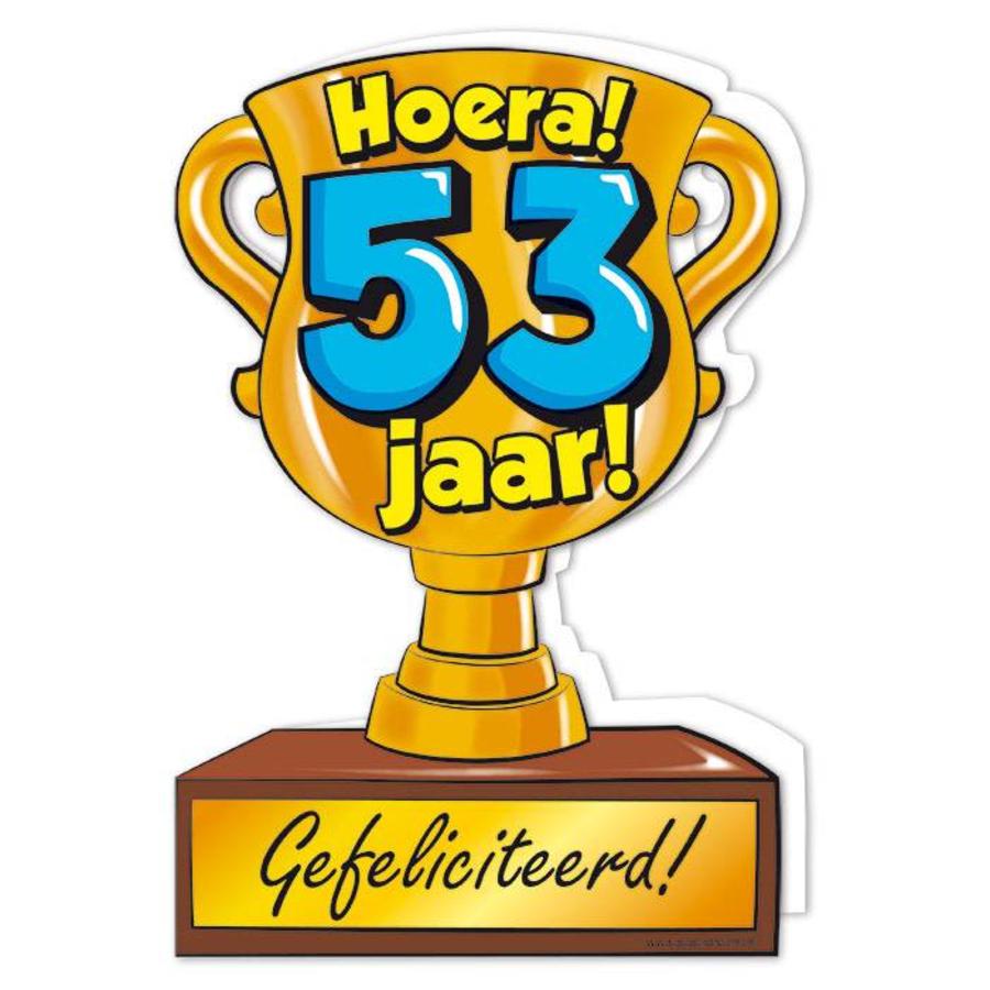 Wenskaart Trofee - 53 Jaar-1