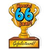 Wenskaart Trofee - 66 Jaar