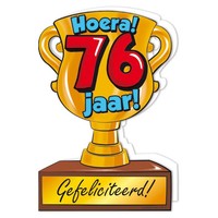 Wenskaart Trofee - 76 Jaar