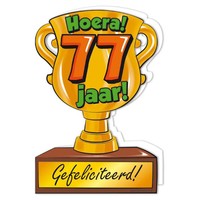 Wenskaart Trofee - 77 Jaar