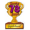 Wenskaart Trofee - 78 Jaar