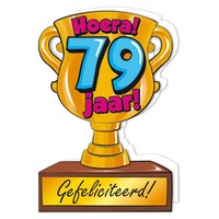 Wenskaart Trofee - 79 Jaar