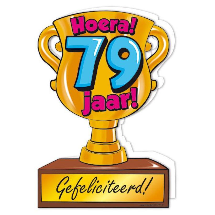 Wenskaart Trofee - 79 Jaar-1