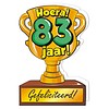 Wenskaart Trofee - 83 Jaar