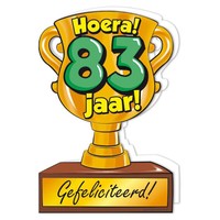 Wenskaart Trofee - 83 Jaar