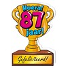 Wenskaart Trofee - 87 Jaar