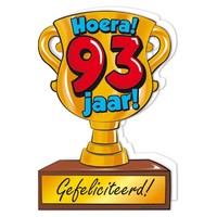 Wenskaart Trofee - 93 Jaar