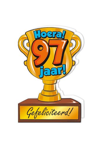 Wenskaart Trofee - 97 Jaar 