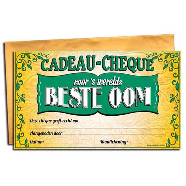 Gift Cheque - Oom