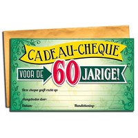 Gift Cheque - 60 jaar