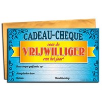 Gift Cheque - Vrijwilliger