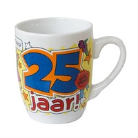 Cartoon mok - 25 jaar