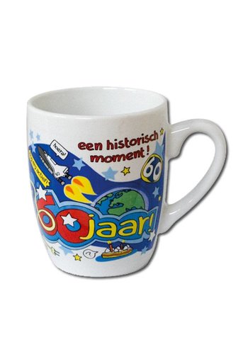Cartoon mok - 60 jaar 