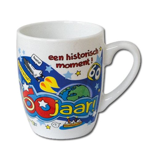 Cartoon mok - 60 jaar 