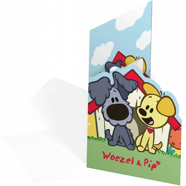 Woezel & Pip Uitnodigingen