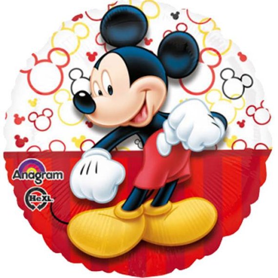 Folieballon Mickey Portrait - 45cm