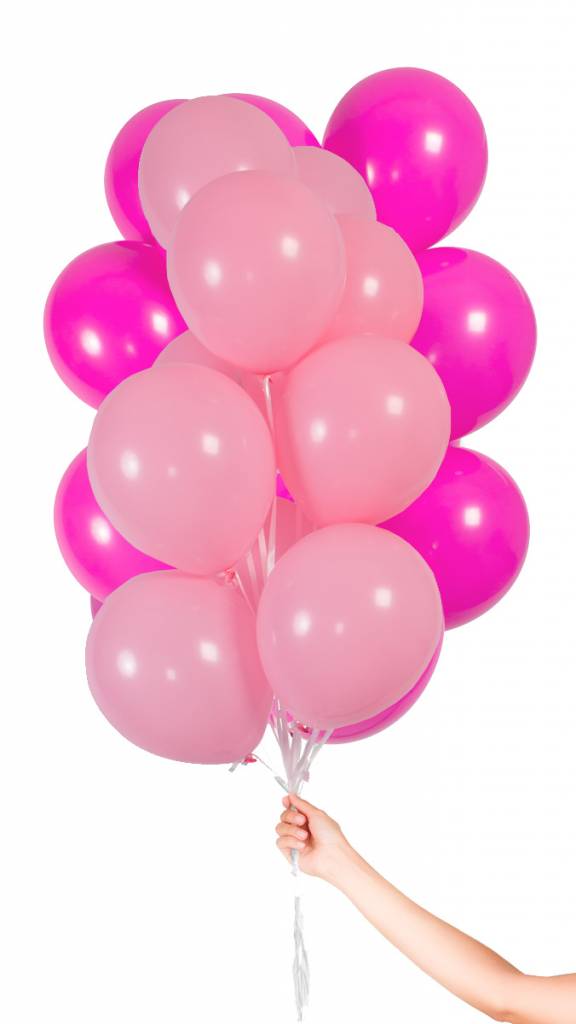 Roze ballonnen
