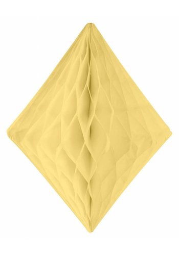 Honeycomb Diamant Geel - 30cm 