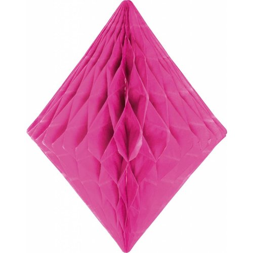 Honeycomb Diamant Hot Pink - 30cm 