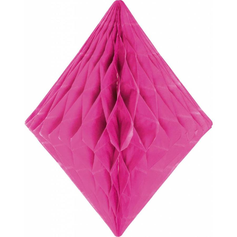 Honeycomb Diamant Hot Pink - 30cm-1