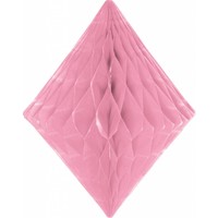 Honeycomb Diamant Licht Roze - 30cm