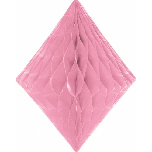 Honeycomb Diamant Licht Roze - 30cm 