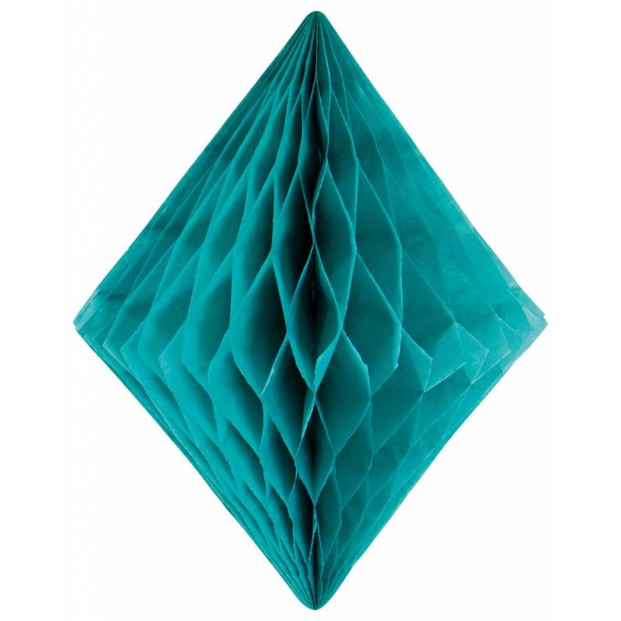 Honeycomb Diamant Turquoise - 30cm-1