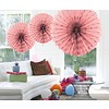 Honeycomb Fan Licht Roze - 45cm