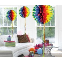 Honeycomb Fluffy Multi Color - 30cm