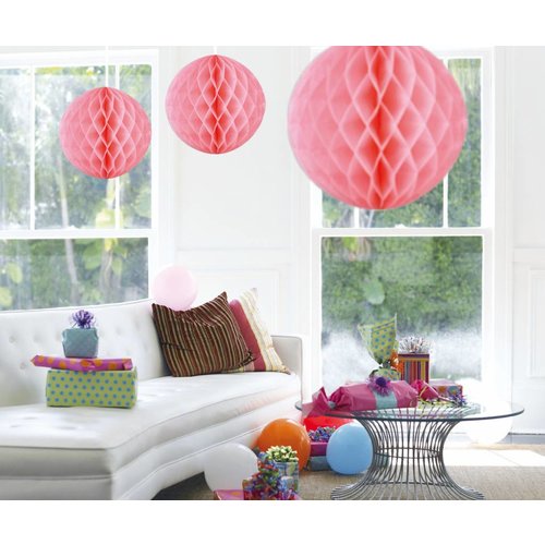 Honeycomb Maxi Licht Roze - 50cm 