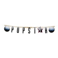 VIP Letter Banner "Popstar" - 110cm