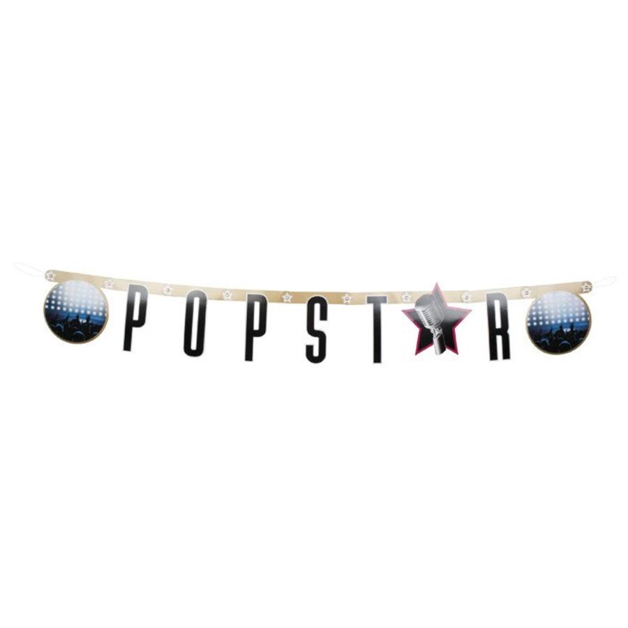 VIP Letter Banner "Popstar" - 110cm-1