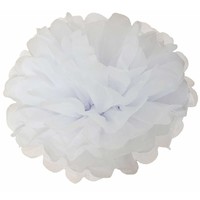 PomPoms Wit - 1x25cm 1x35cm