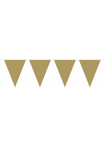 Vlaggenlijn Mini Goud - 3 meter 