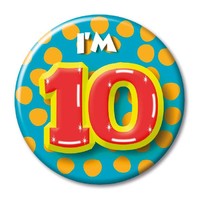 Button - I'm 10