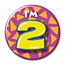 Paperdreams Button - I'm 2