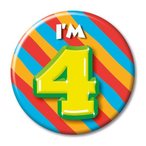 Button - I'm 4 