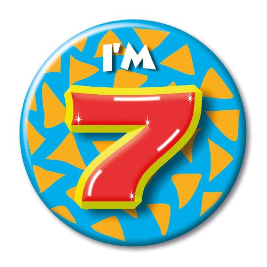 Button - I'm 7-1