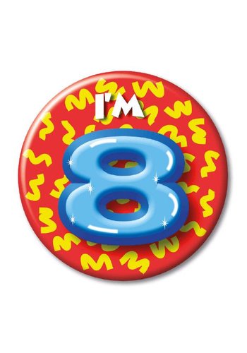 Button - I'm 8 