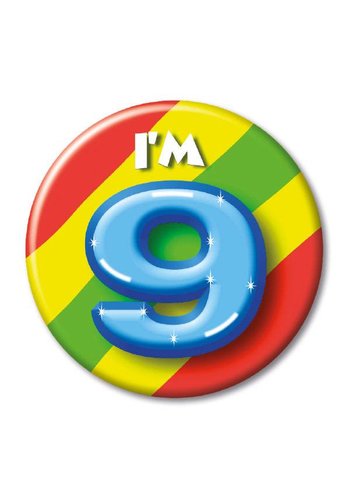 Button - I'm 9 