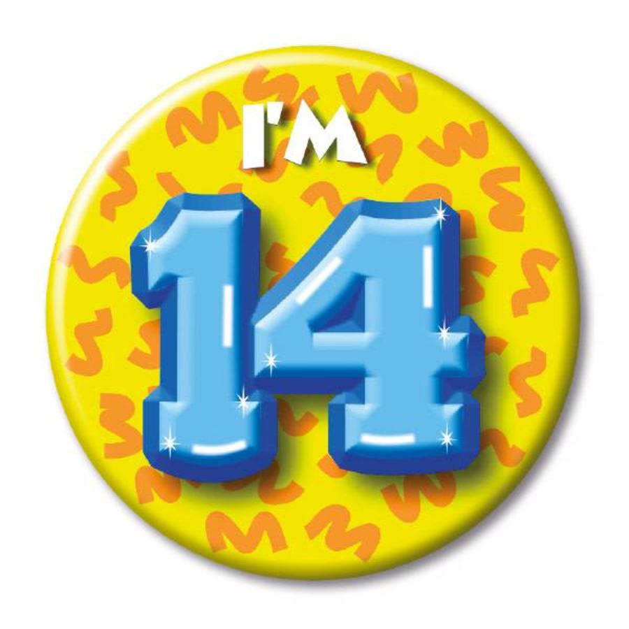 Button - I'm 14-1