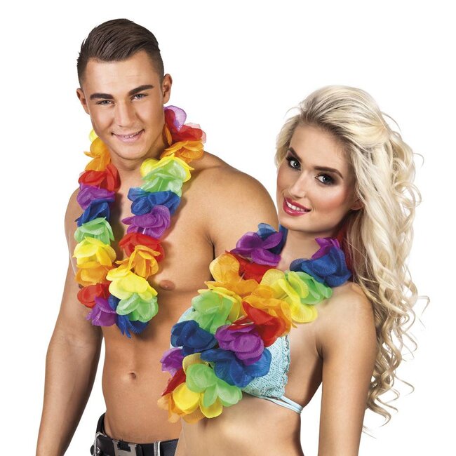 Hawaïkrans Rainbow XL
