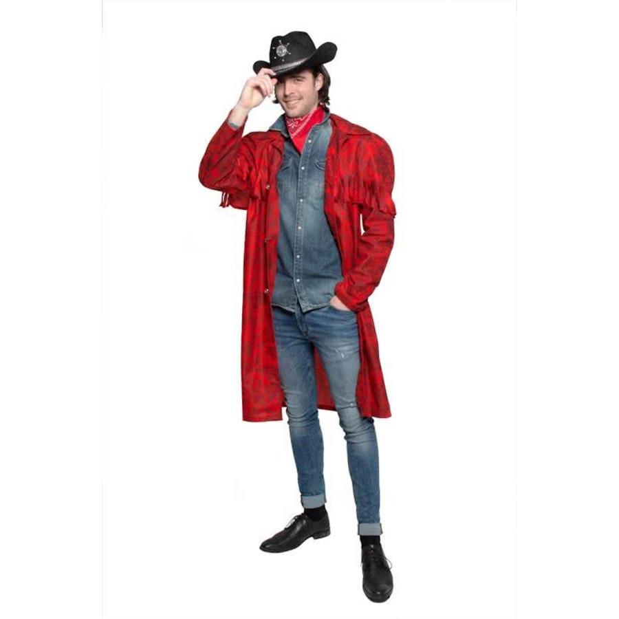 Cowboy Jas Rood - One Size-1