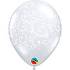 Qualatex Helium Ballon Barok - Transparant (28cm)