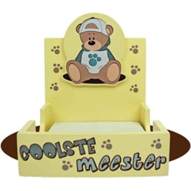 Coolste meester - Notitie en Pennenhouder