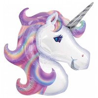 Folieballon Metallic Unicorn